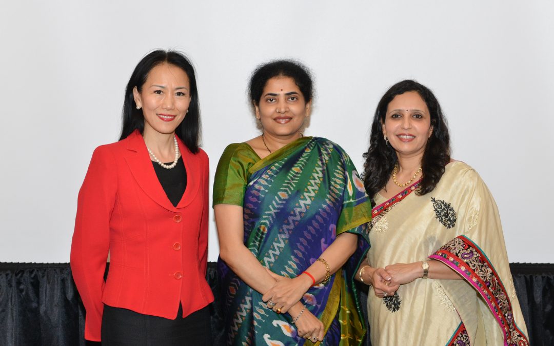 Host Women Mean Business featuring keynotes Y.Ping Sun and Asha Dhume