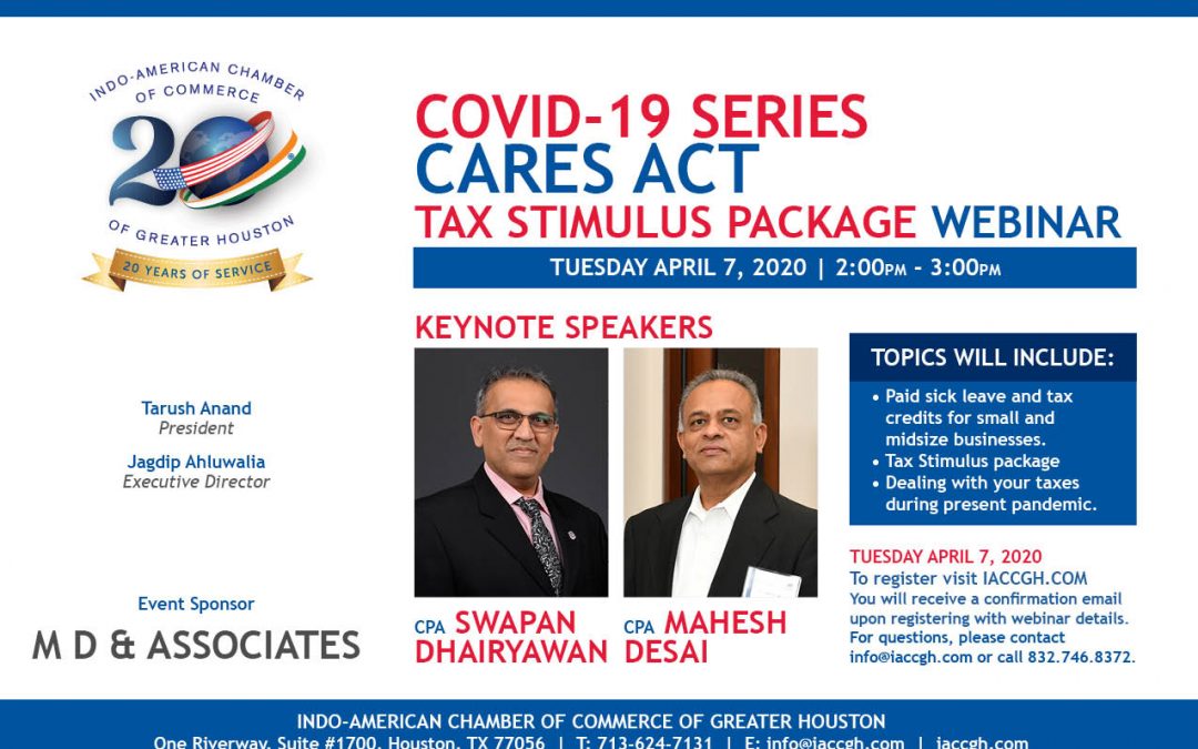 Covid-19 CARES Act Tax Stimulus Package Webinar