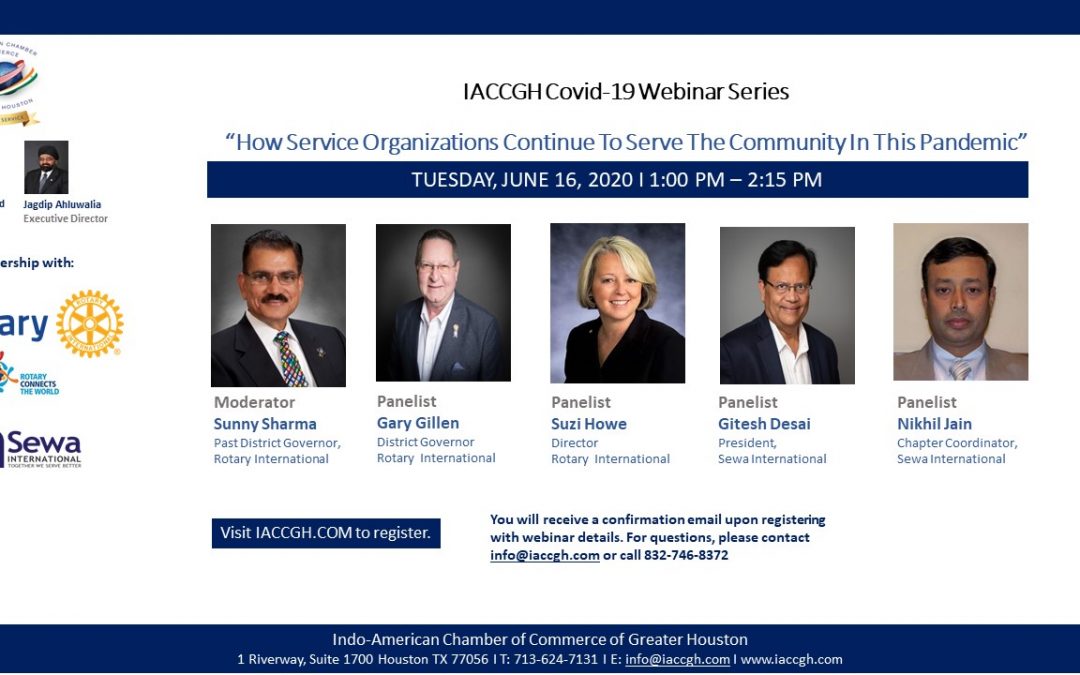 Covid-19 Webinar Series: How Service Organizations Continue To Serve In This Pandemic