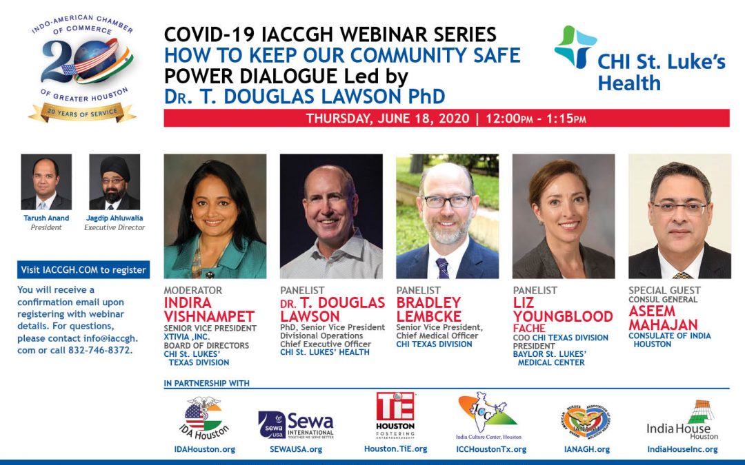 Covid-19 Webinar Series: How to Keep our Community Safe,Power Dialogue led by Dr. Lawson