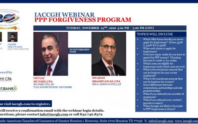 IACCGH Webinar: PPP Forgiveness Program